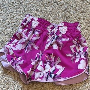 Floral Pink Women's Shorts reversible